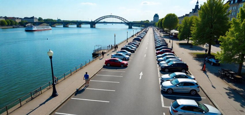 So reservieren Sie Ihren Parkplatz am Kölner Rheinufer